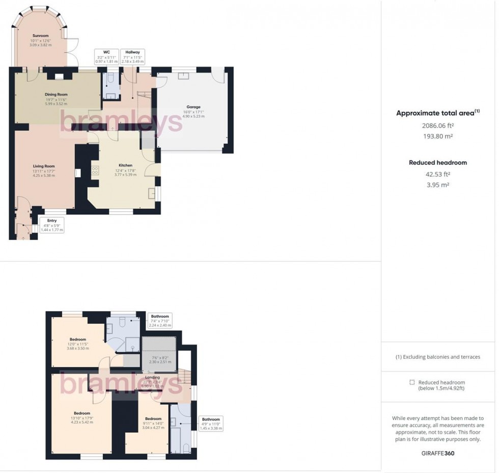 Floorplan for Sun Longley Farm, Hob Lane, Norland, Sowerby Bridge