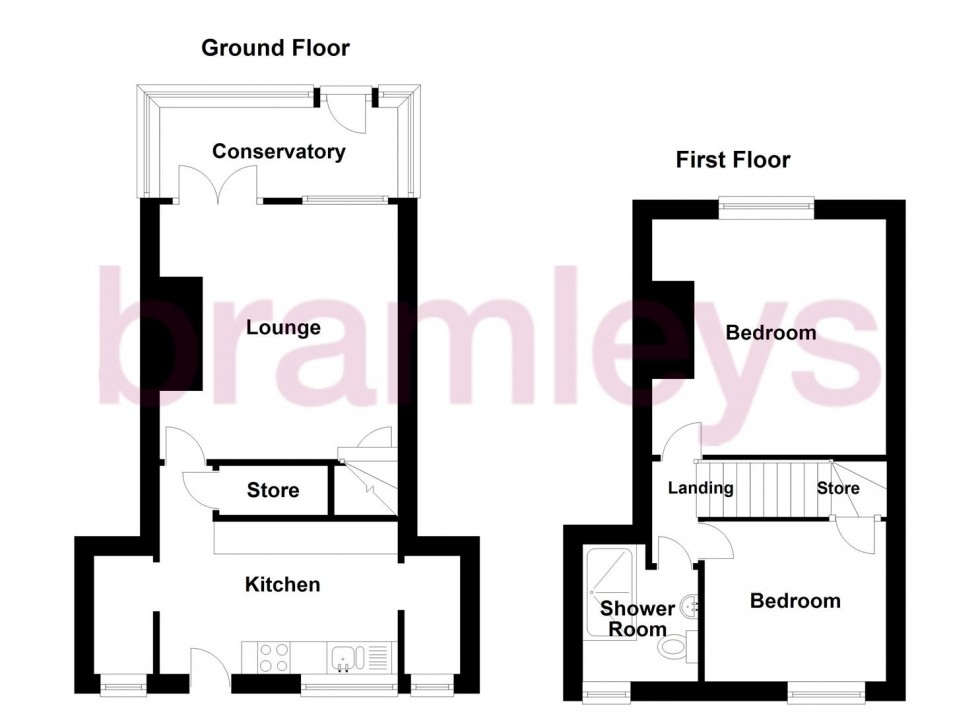 Floorplan for Krumlin Hall Cottages, Barkisland, Halifax