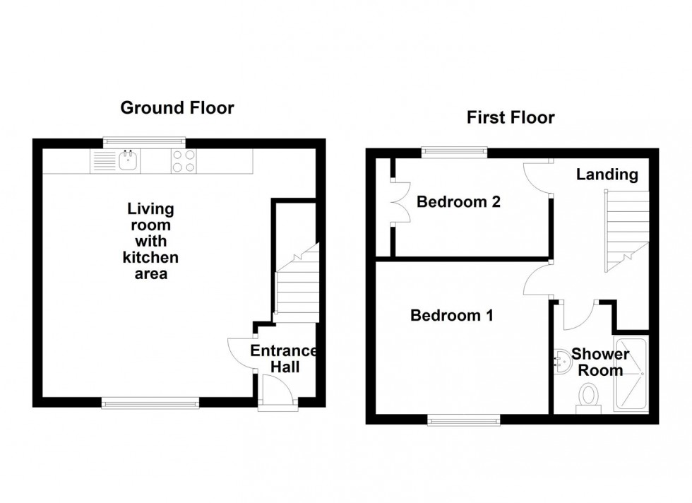 Floorplan for Occupation Lane, Dewsbury