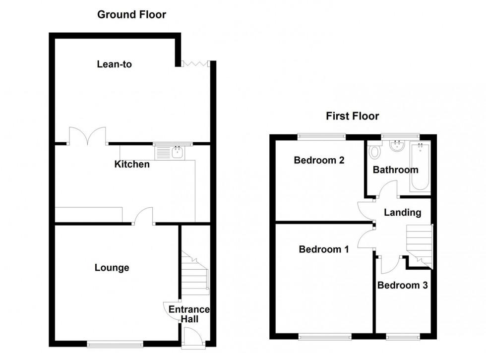 Floorplan for Throstle Nest, Healey Lane, Batley