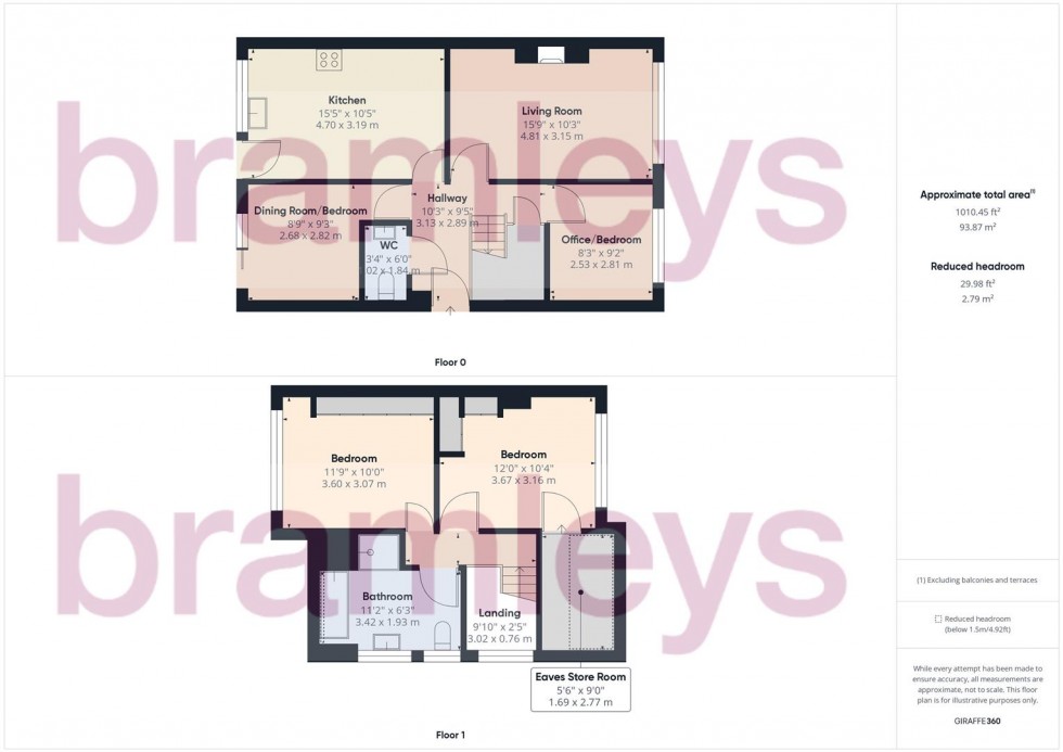 Floorplan for Ridge Hill, Brighouse