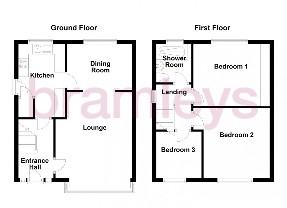 Floorplan for Warrenside, Deighton, Huddersfield