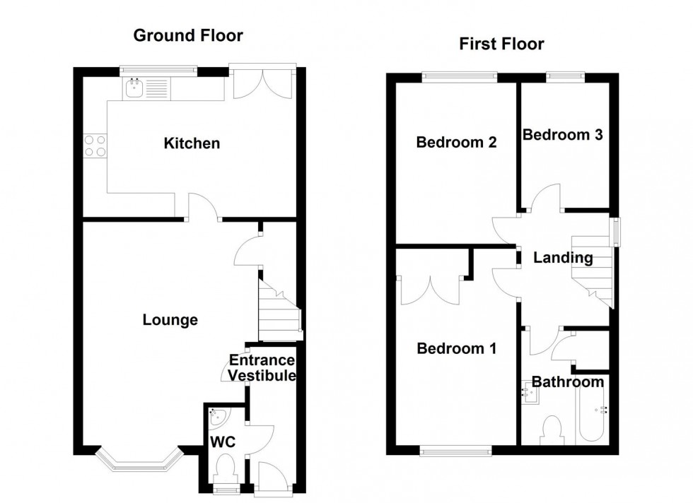 Floorplan for Huddleston Court, Mirfield