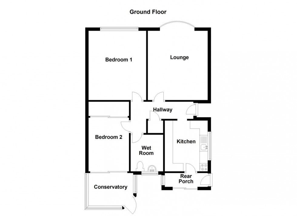 Floorplan for Water Royd Avenue, Mirfield