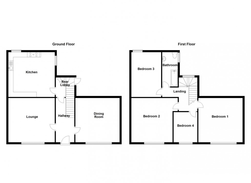 Floorplan for Queen Street, Mirfield