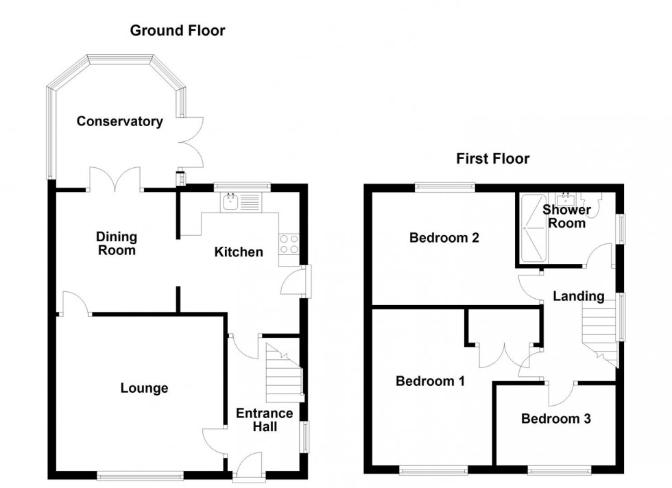 Floorplan for Northway Gardens, Mirfield