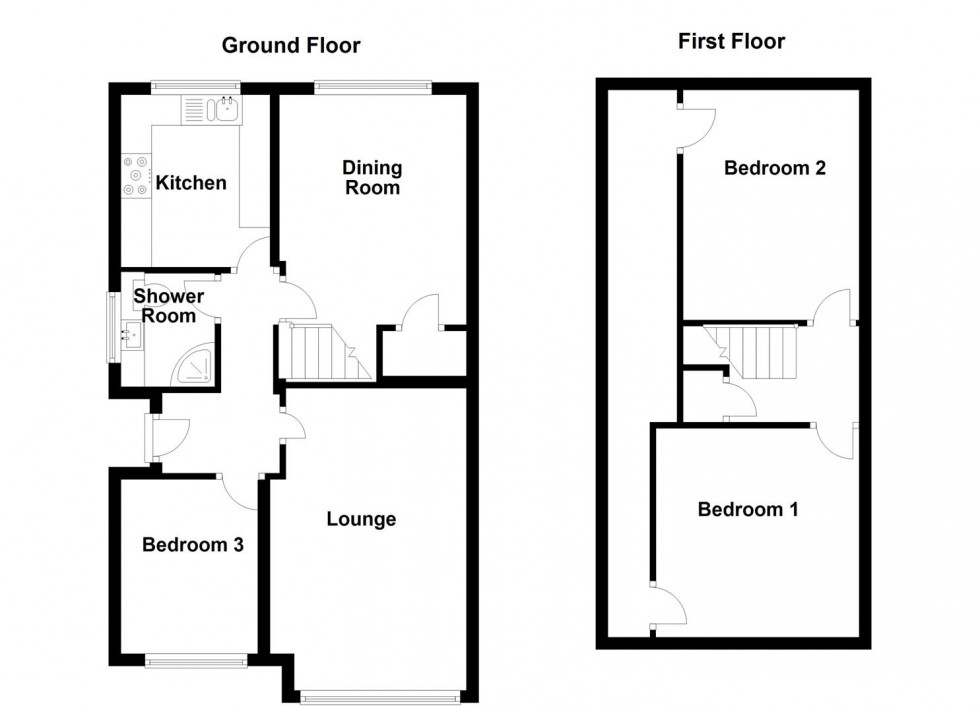 Floorplan for Farrar Avenue, Mirfield