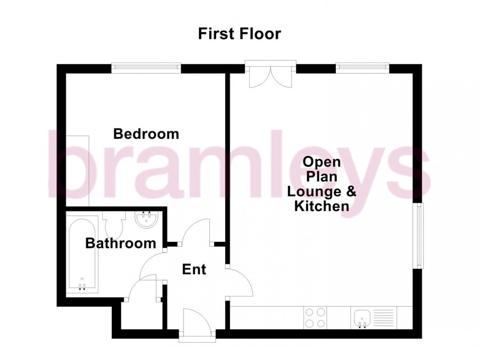 Floorplan for New Hey Road, Marsh, Huddersfield