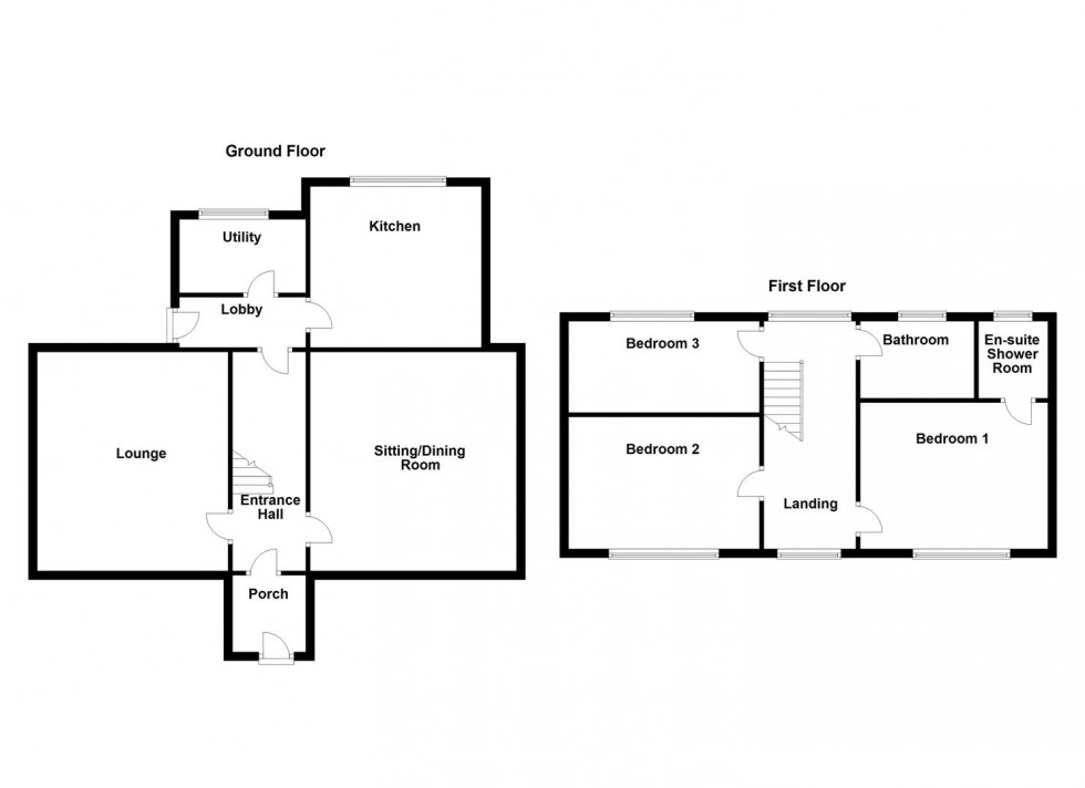 Floorplan for Lumb Lane, Robertttown, Liversedge