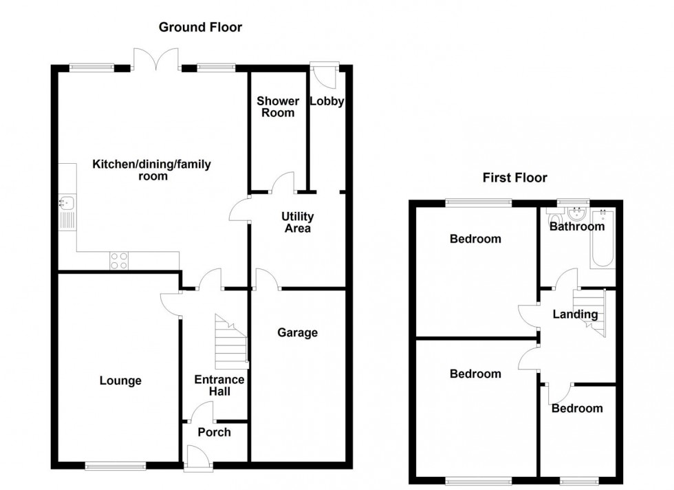 Floorplan for Norristhorpe Avenue, Liversedge