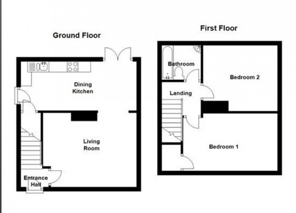 Floorplan for Lumb Lane, Liversedge