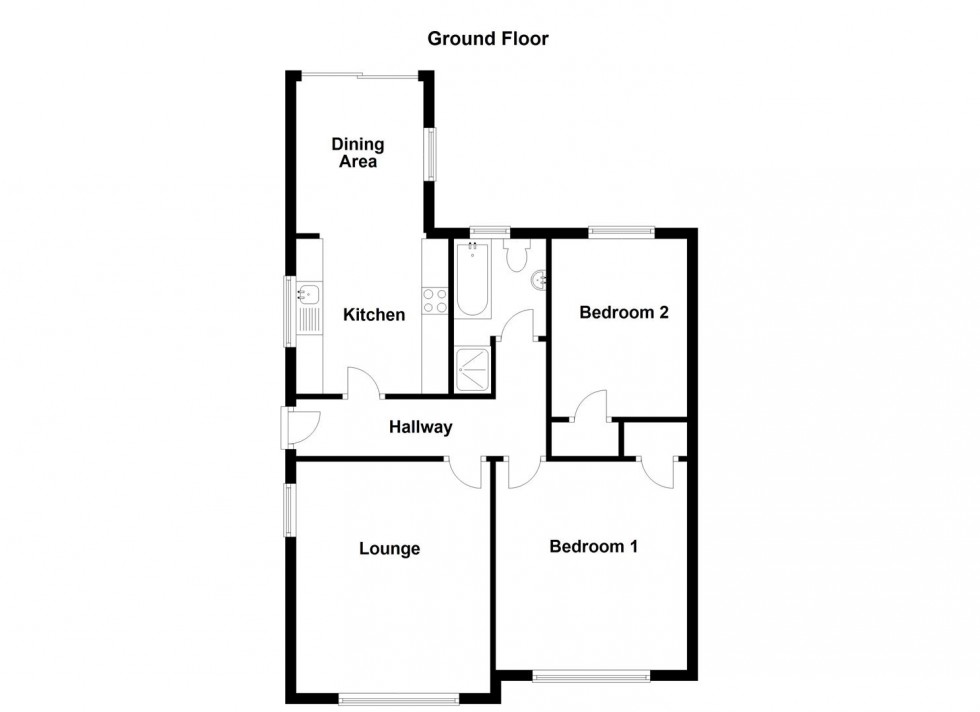 Floorplan for Overhall Road, Mirfield