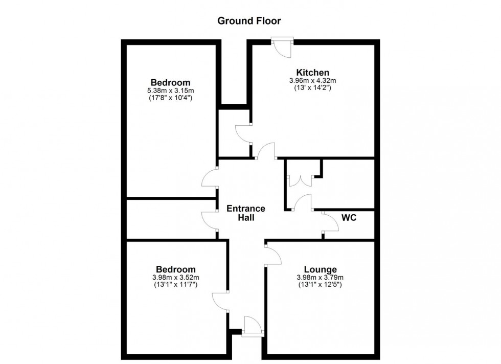 Floorplan for Trafalgar Street, Batley