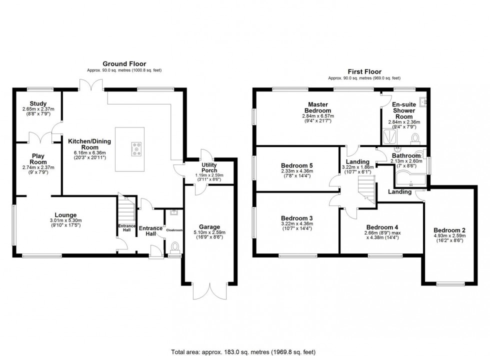 Floorplan for George Avenue, Birkby, Huddersfield