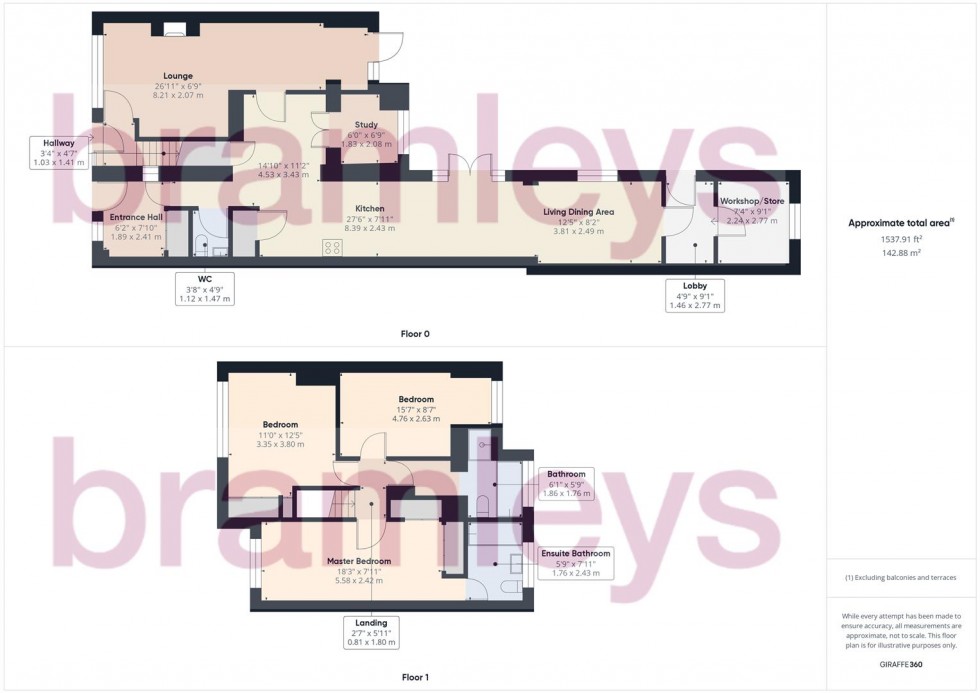 Floorplan for Lower Edge Road, Elland