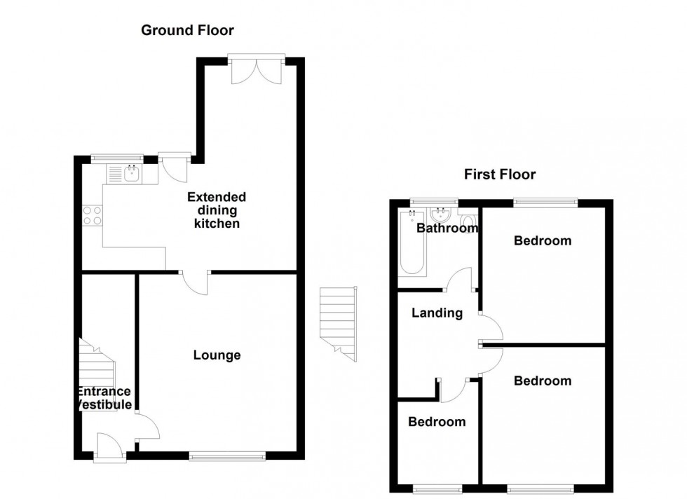 Floorplan for Milton Gardens, Liversedge