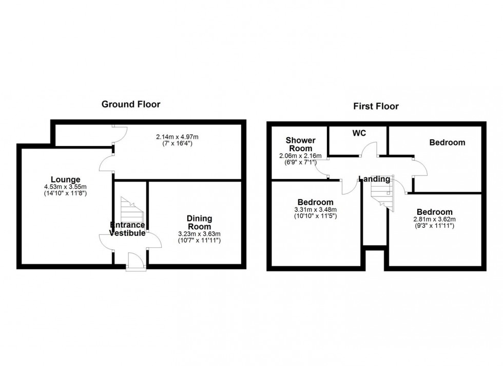 Floorplan for Leeds Road, Liversedge