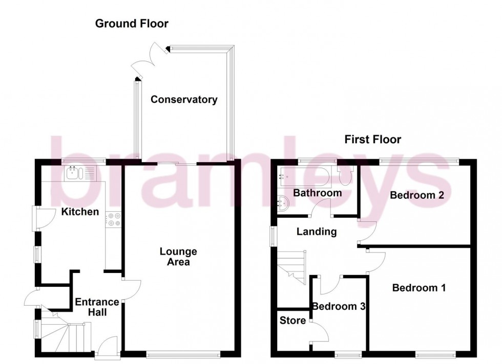 Floorplan for Rowley Lane, Lepton, Huddersfield