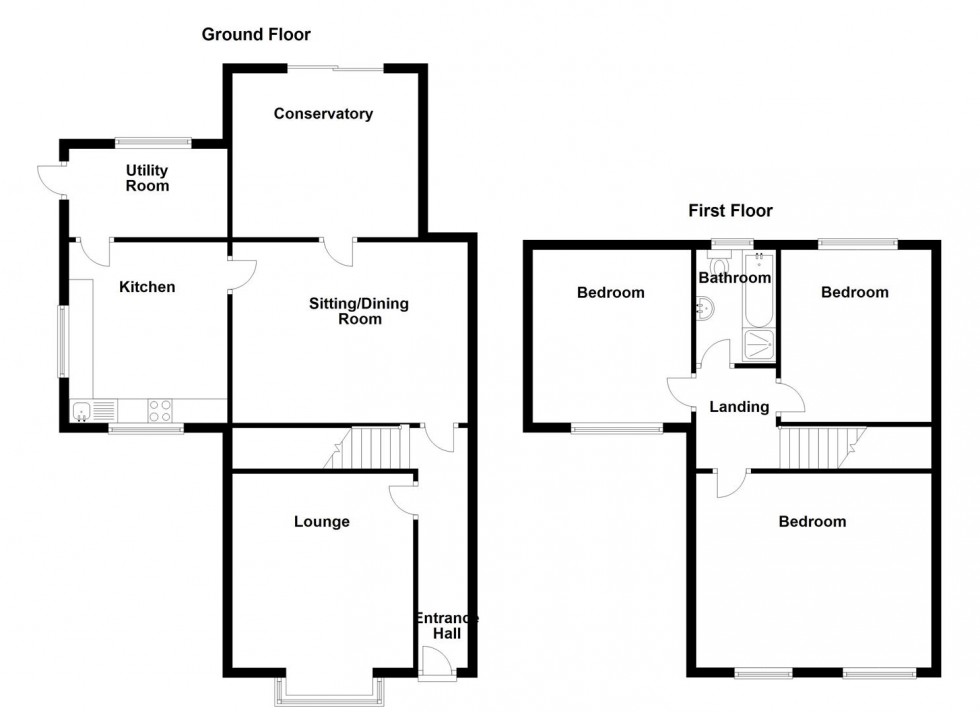 Floorplan for Cornmill Lane, Liversedge