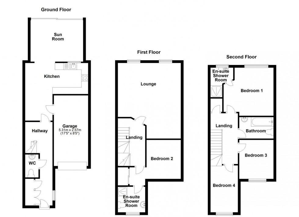 Floorplan for Spring Place Court, Mirfield