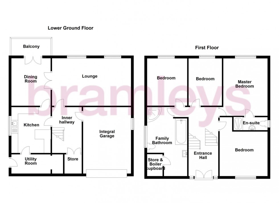 Floorplan for Holmcliffe Avenue, Taylor Hill, Huddersfield