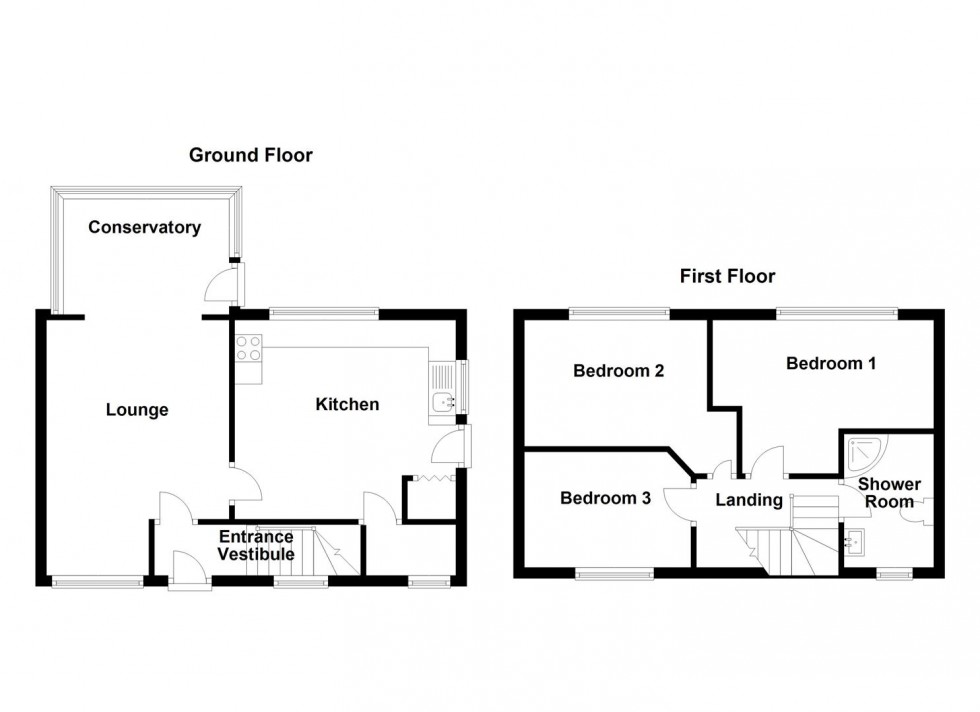 Floorplan for Lockwood Avenue, Mirfield