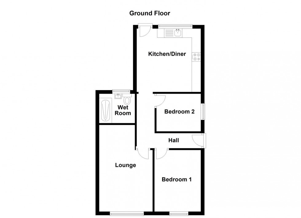 Floorplan for Malham Drive, Liversedge