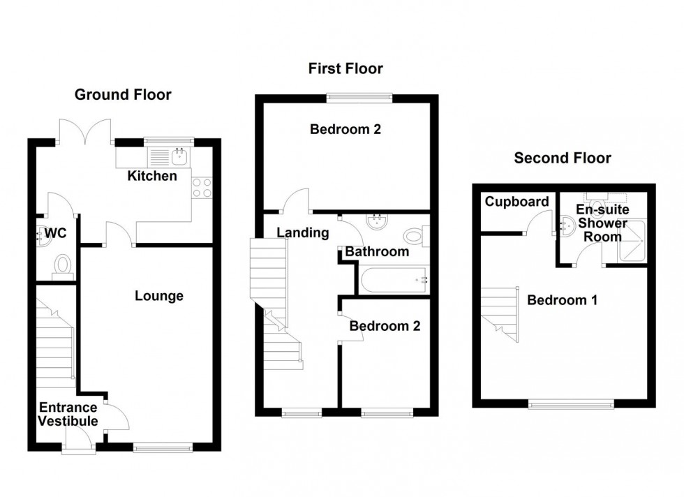 Floorplan for Westfield Street, Heckmondwike