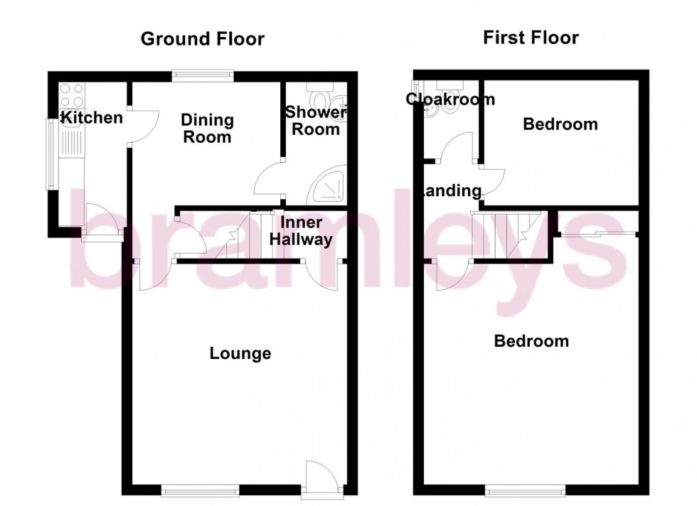 Floorplan for Kitson Hill Road, Mirfield