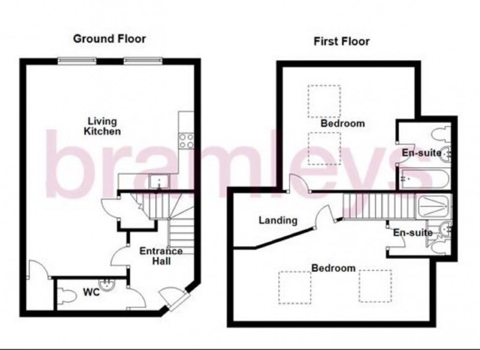 Floorplan for John William Street, Huddersfield