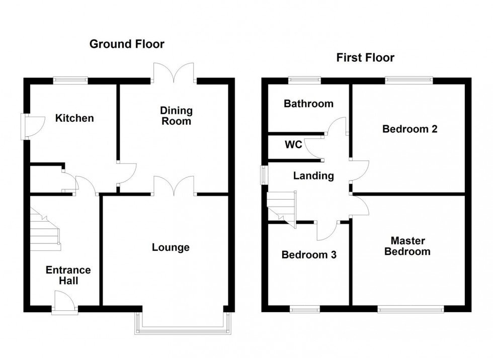 Floorplan for Stocks Bank Road, Mirfield