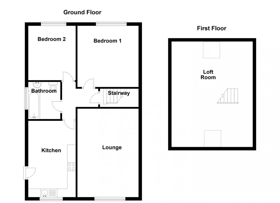 Floorplan for Trueman Avenue, Heckmondwike