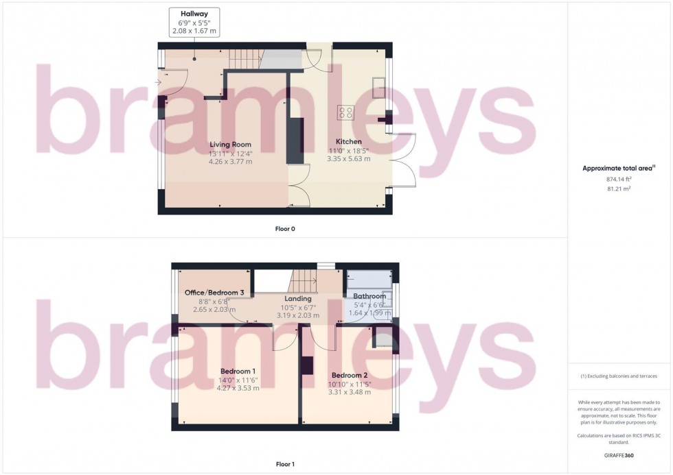 Floorplan for School Lane, Kirkheaton, Huddersfield