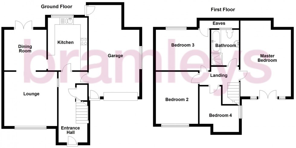 Floorplan for Heights Drive, Linthwaite, Huddersfield