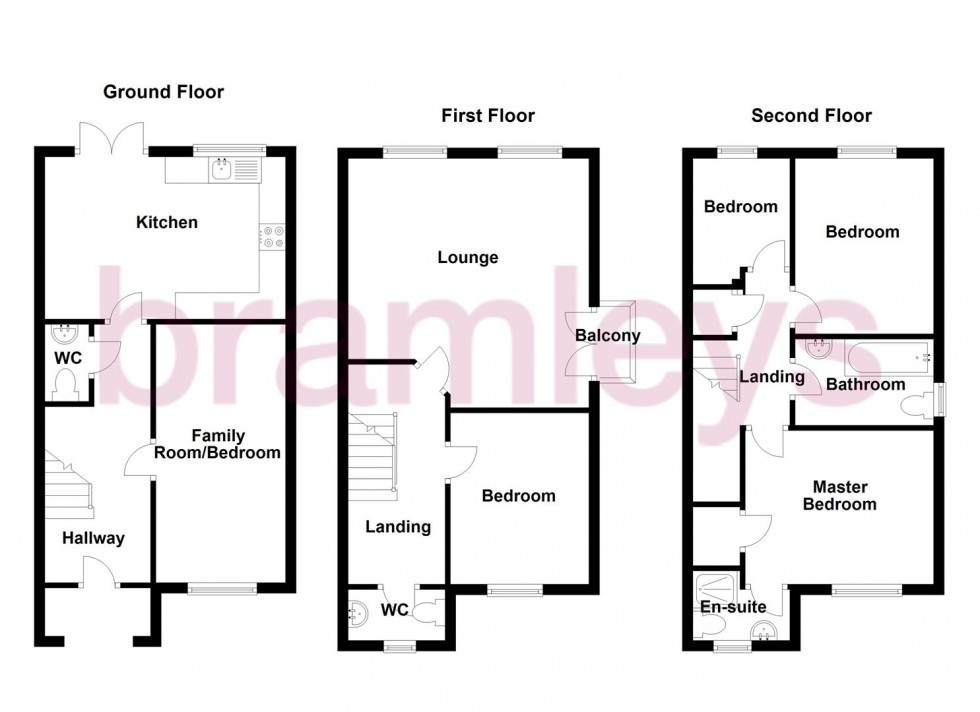 Floorplan for Spring Place Court, Mirfield