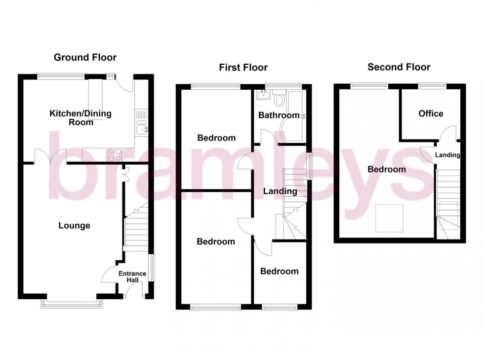 Floorplan for Caldercroft, Elland