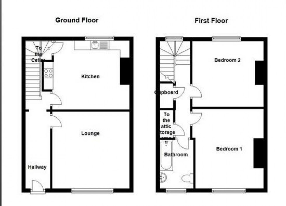 Floorplan for The Avenue, Moldgreen, Huddersfield