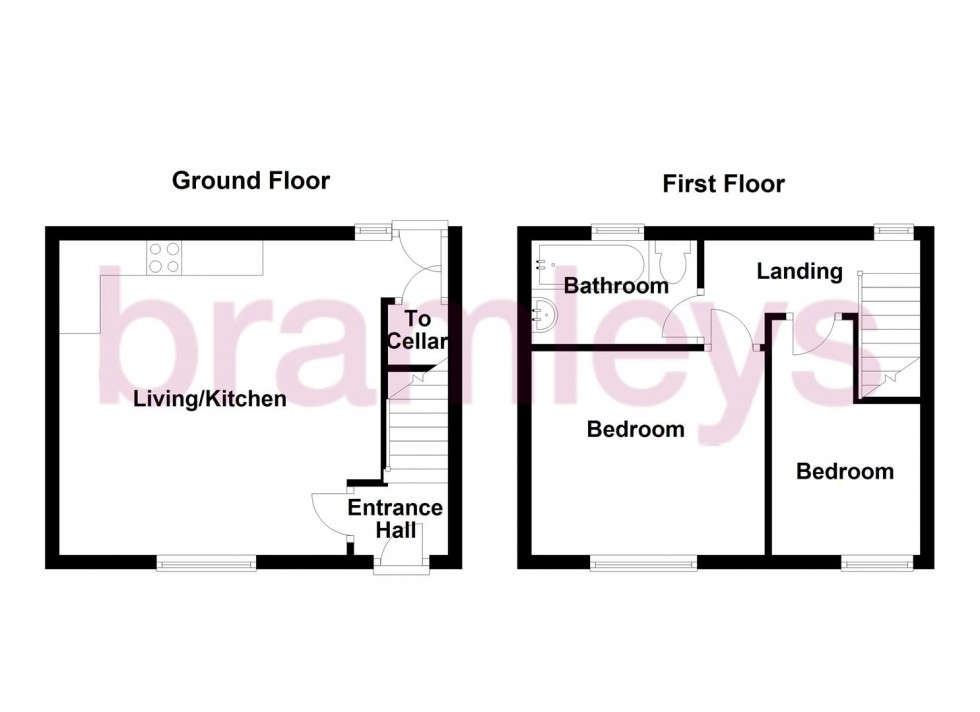 Floorplan for Poplar Terrace, Huddersfield