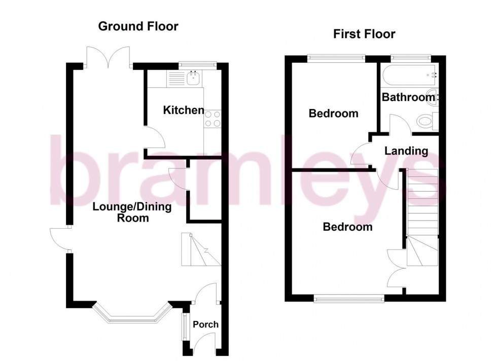 Floorplan for Wentworth Avenue, Emley, Huddersfield