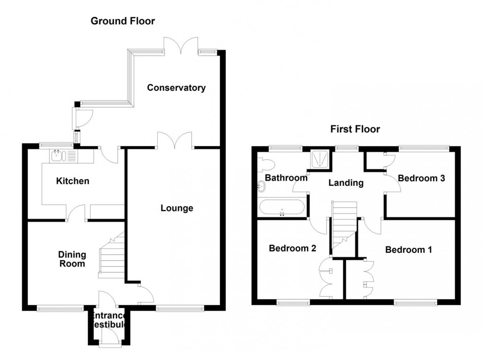 Floorplan for Park Avenue, Liversedge