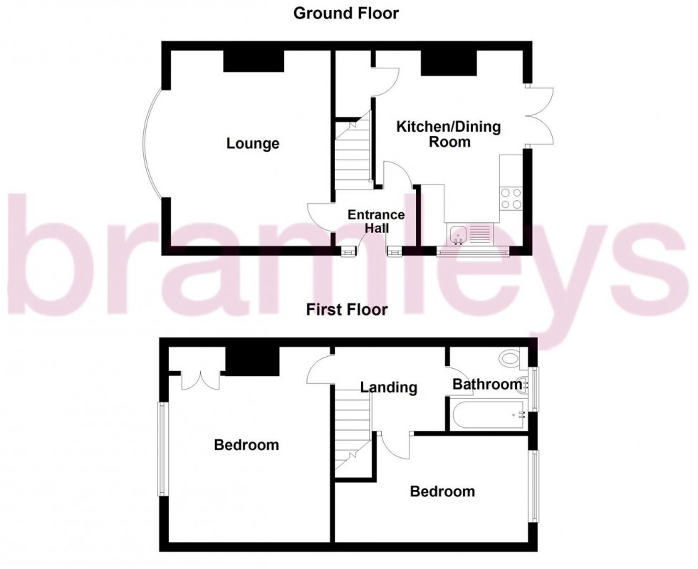 Floorplan for Broomfield Road, Marsh, Huddersfield