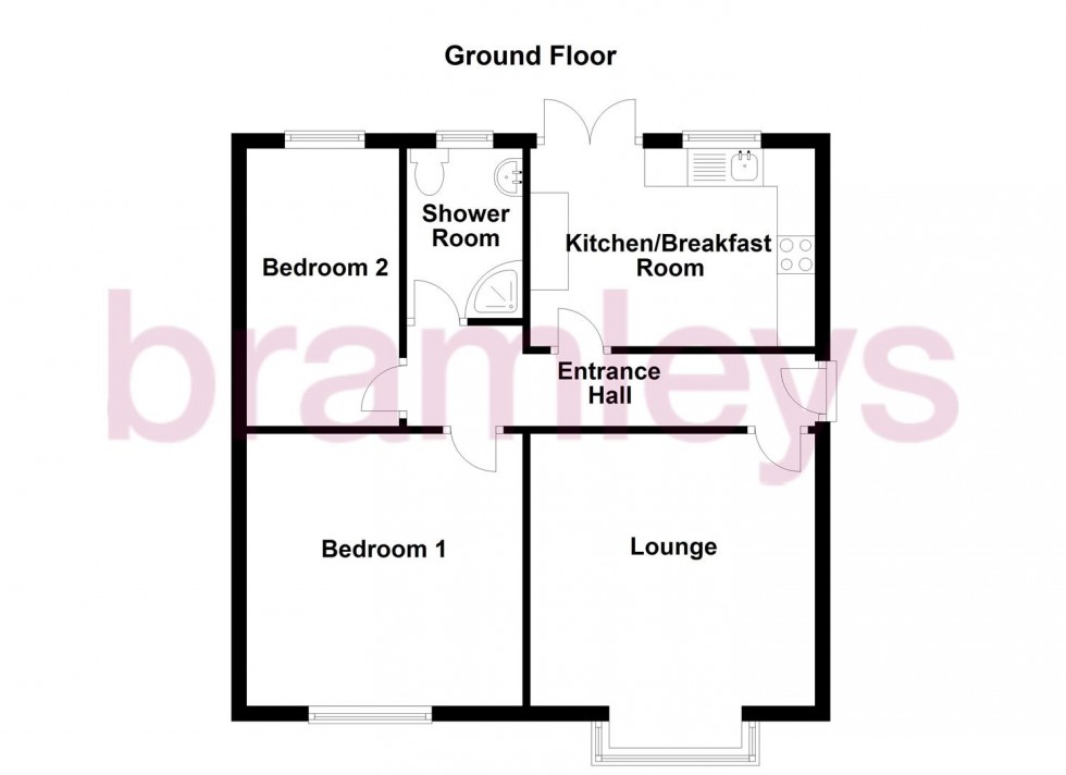 Floorplan for Cross Lane, Newsome, Huddersfield