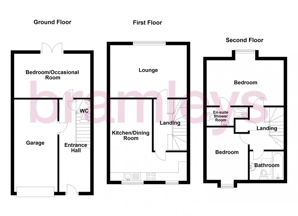 Floorplan for High Bank Close, Elland