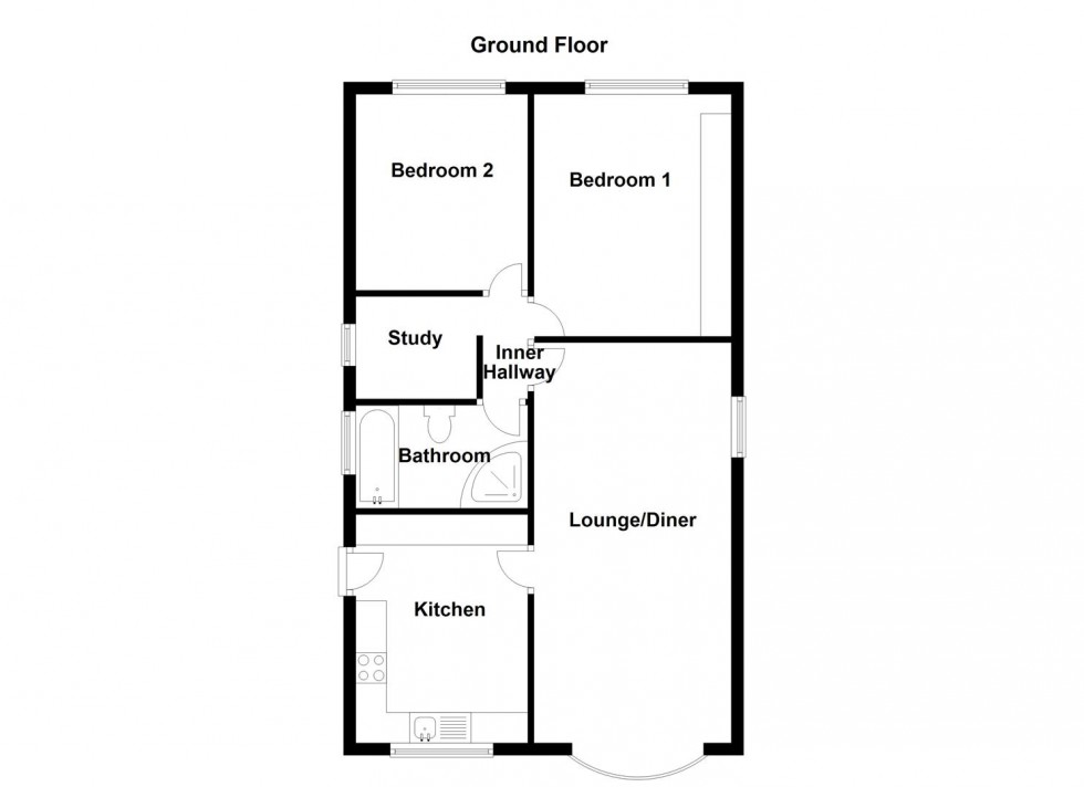 Floorplan for Westfields Avenue, Mirfield