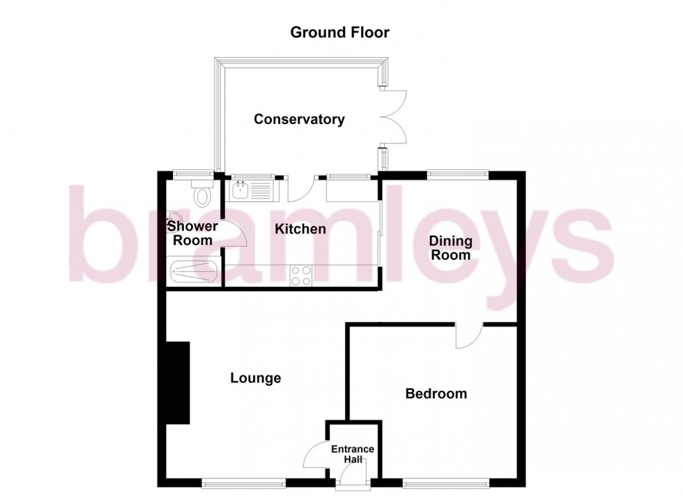 Floorplan for South Lane Gardens, Elland