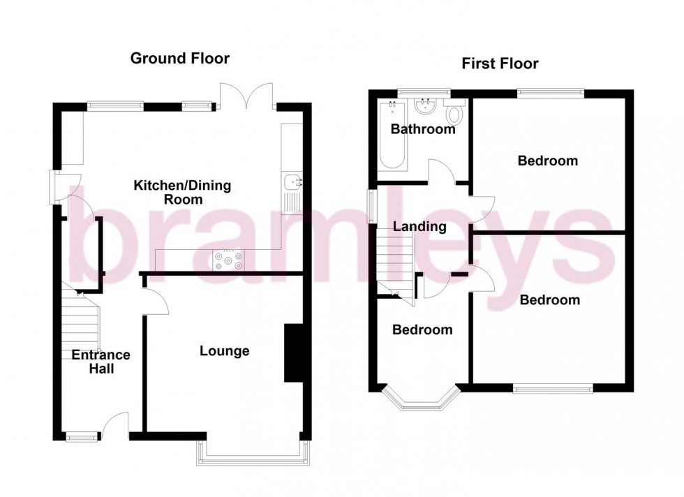 Floorplan for Crestfield Avenue, Elland