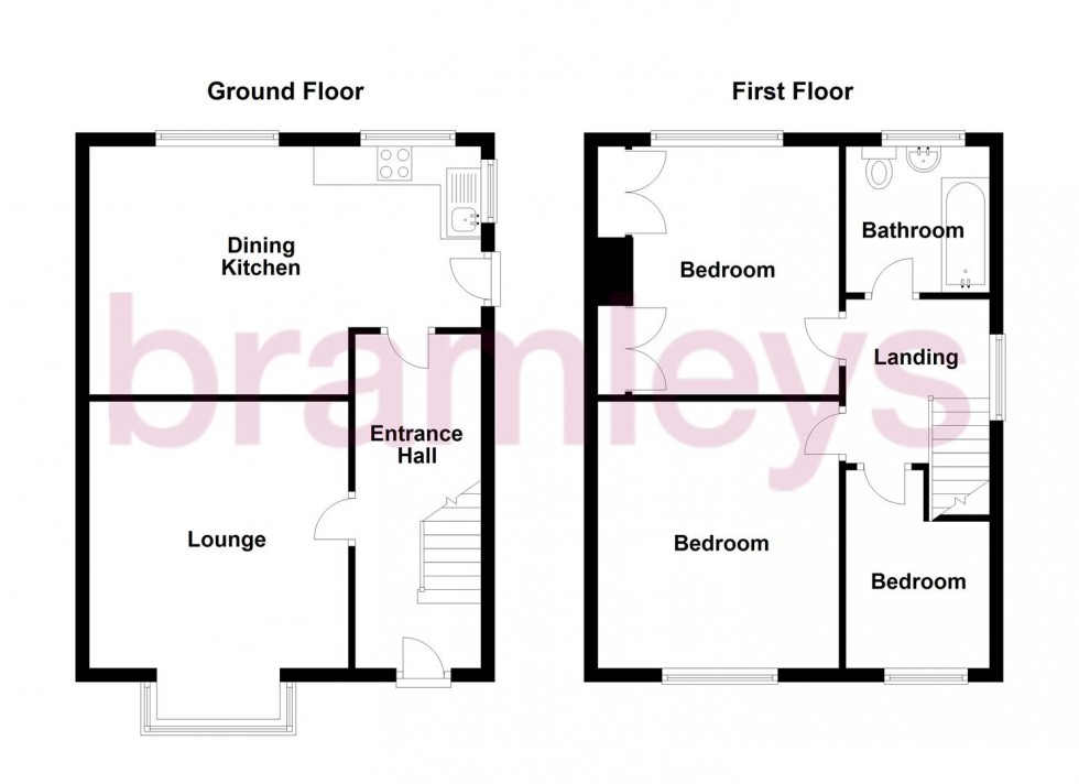 Floorplan for Penistone Road, Fenay Bridge