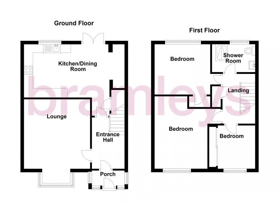 Floorplan for Rockwood Close, Huddersfield