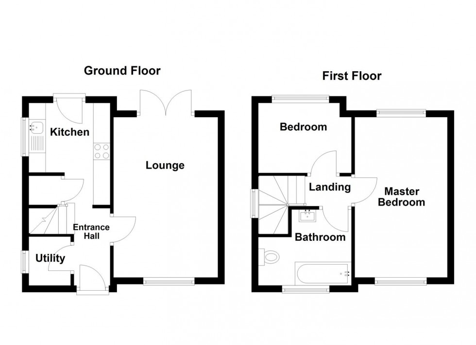 Floorplan for Sunnyside, Holywell Green, Halifax