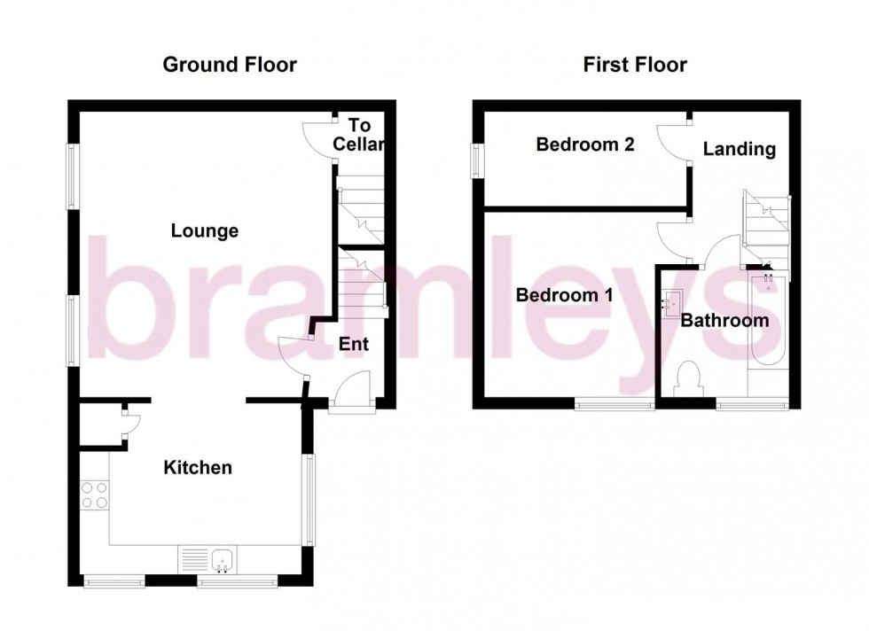 Floorplan for North Place, Mirfield